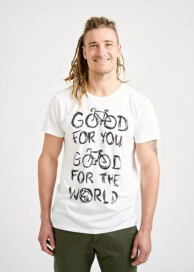 Wijld Good For The World WoodShirt T-Shirt Herren Print Bio