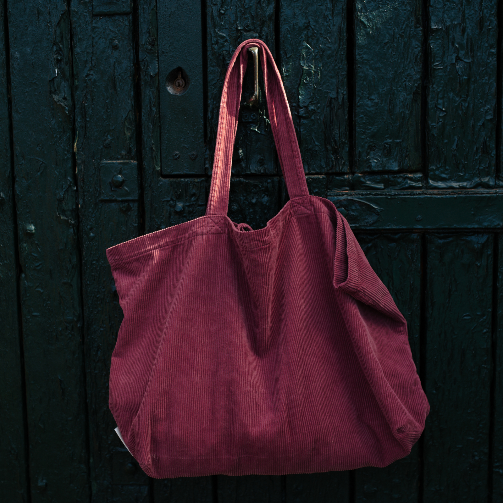 NORDLICHT Mari Cordtasche Shopper Bordeaux Rot
