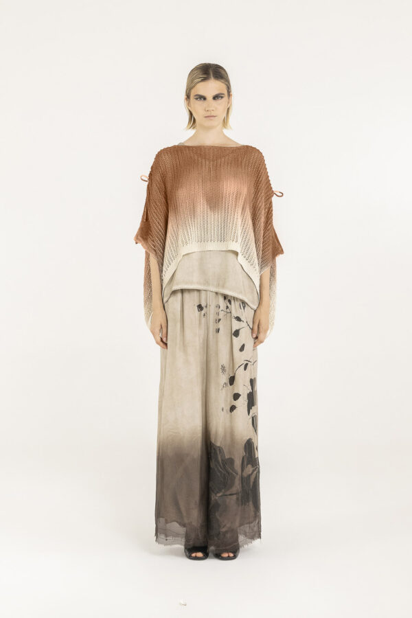 Sanctamuerte Maglieria Maglia Rete Pullover Baumwolle
