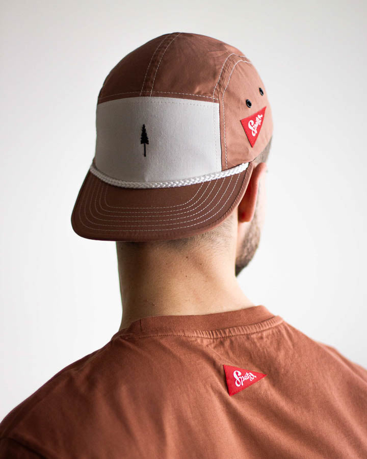 NIKIN TreeCap 5 Panel Cap Rehbraun Zeltstoff Baumwolle