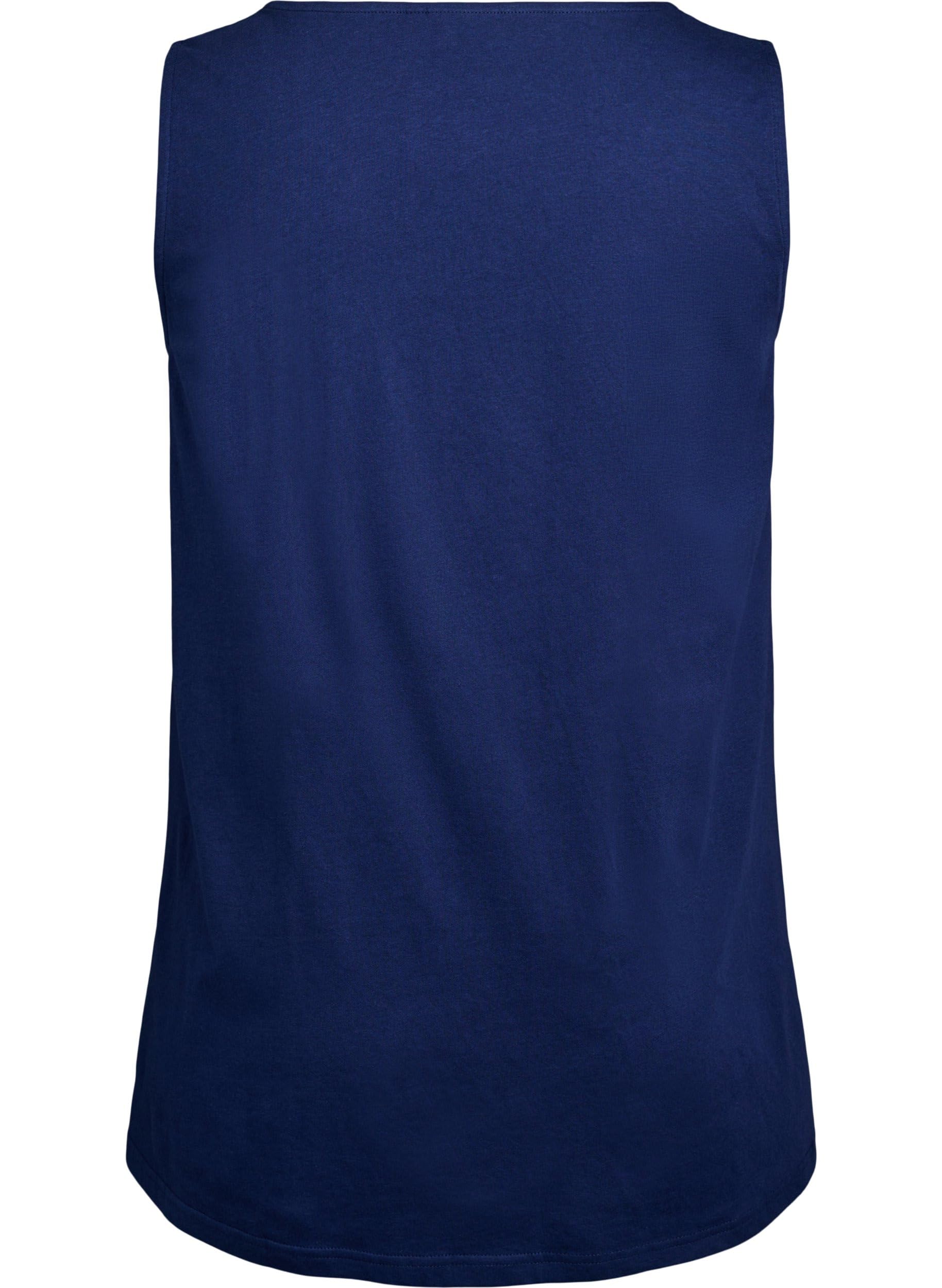 Zizzi T-Shirts Tops Top Thyme Baumwolle A-Linie