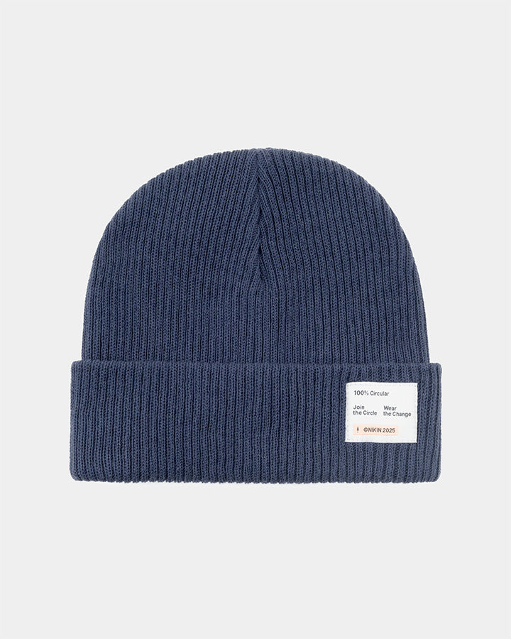 NIKIN Treeanie Circular Beanie Navy One Size - NOOSA