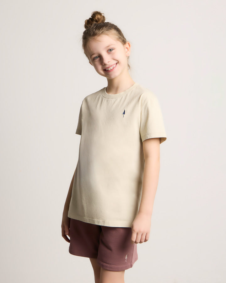 NIKIN TreeShirt Anniversary Kinder T-Shirt Pumice Bio