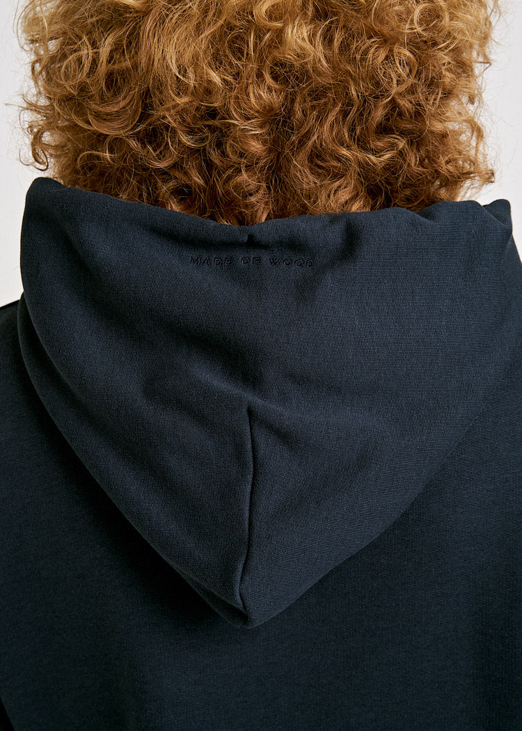 Wijld Hoodie Damen Carbon Grau Bio-Baumwolle