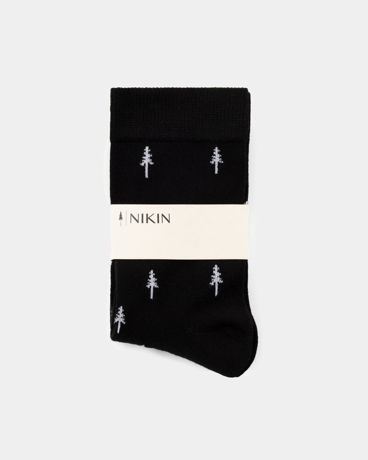 NIKIN TreeSocks Allover Socken Schwarz 2er Bundle 36-40