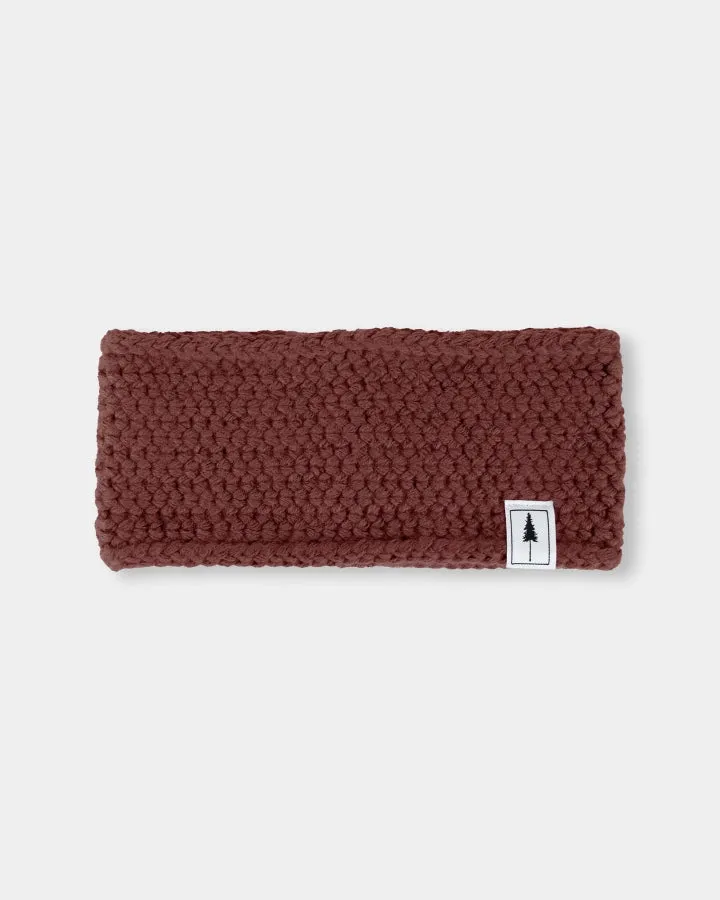 NIKIN TreeHeadband Fleece Stirnband Chestnut One Size