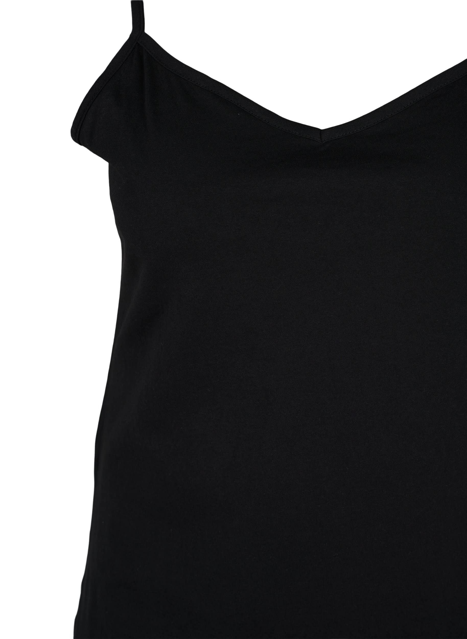 Zizzi 2er-Pack Top Baumwolle V-Ausschnitt Damen