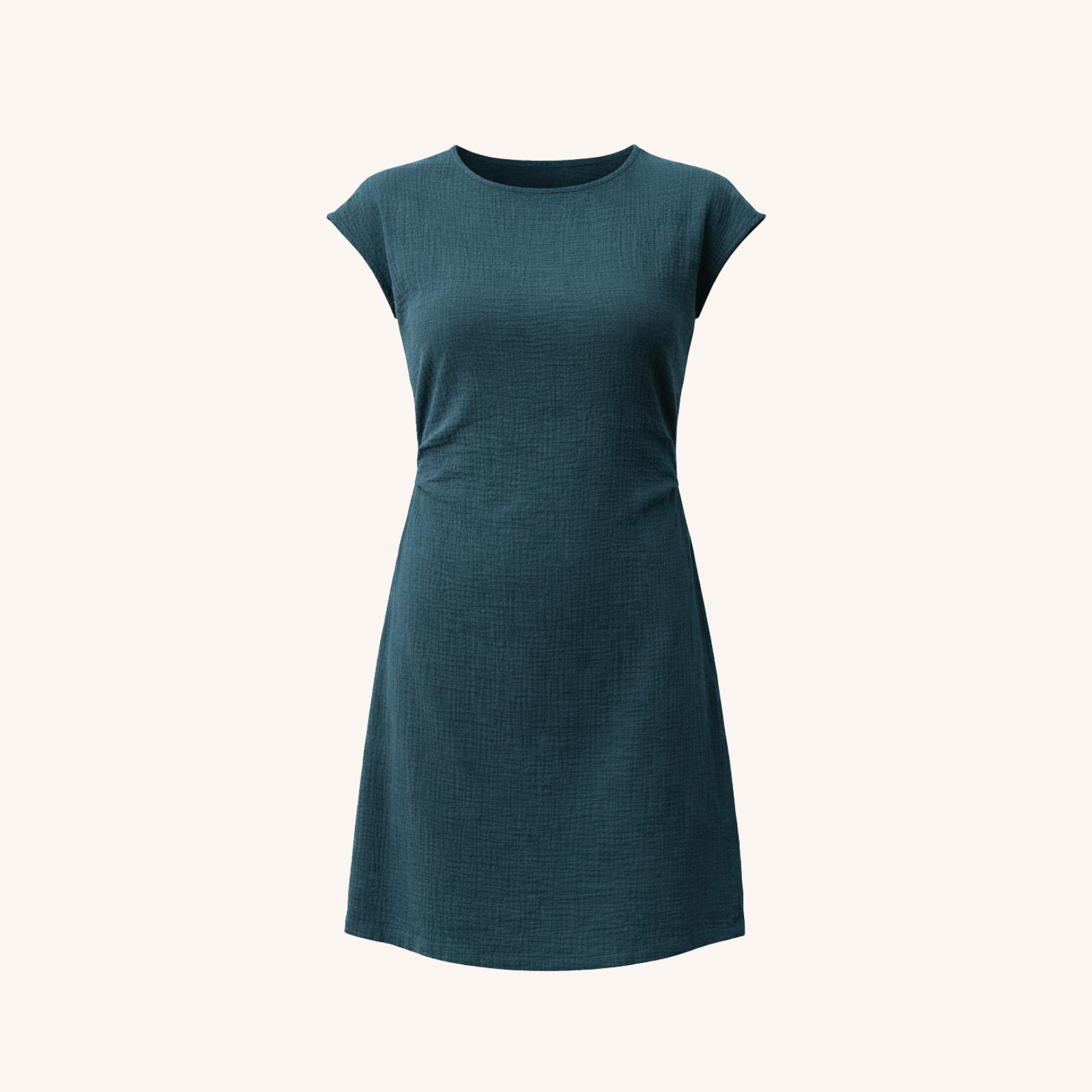 Nordlicht Jule Musselin Kleid Damen Grün M Bio-Baumwolle