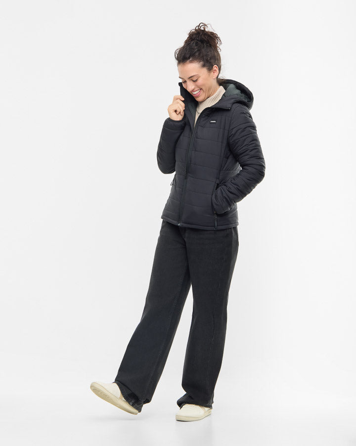 NIKIN TreeJacket Insulated Women Jacke Schwarz winddicht