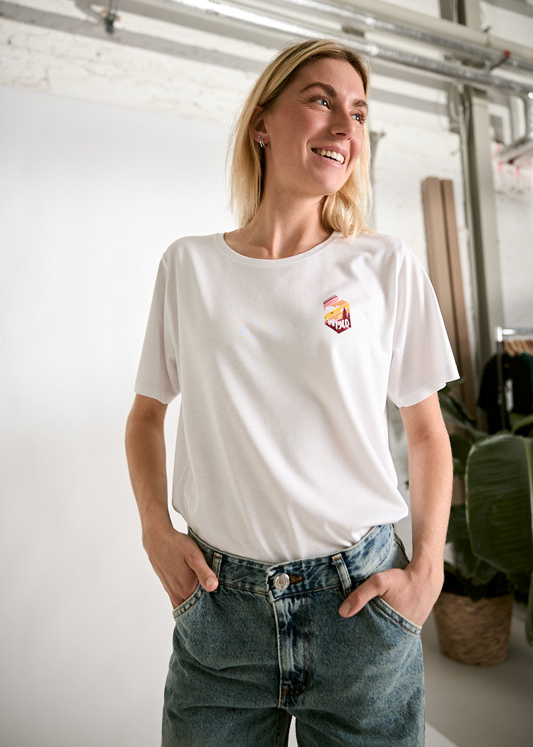 Wijld Tilda Stay Wijld Stripes Damen Shirt Lyocell