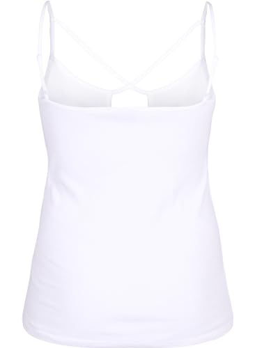 Zizzi Singlet Top Rib Top Große Größen Bio-Baumwolle