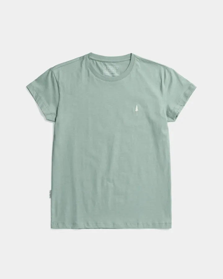 NIKIN TreeShirt Women T-Shirt Turquoise Bio-Baumwolle