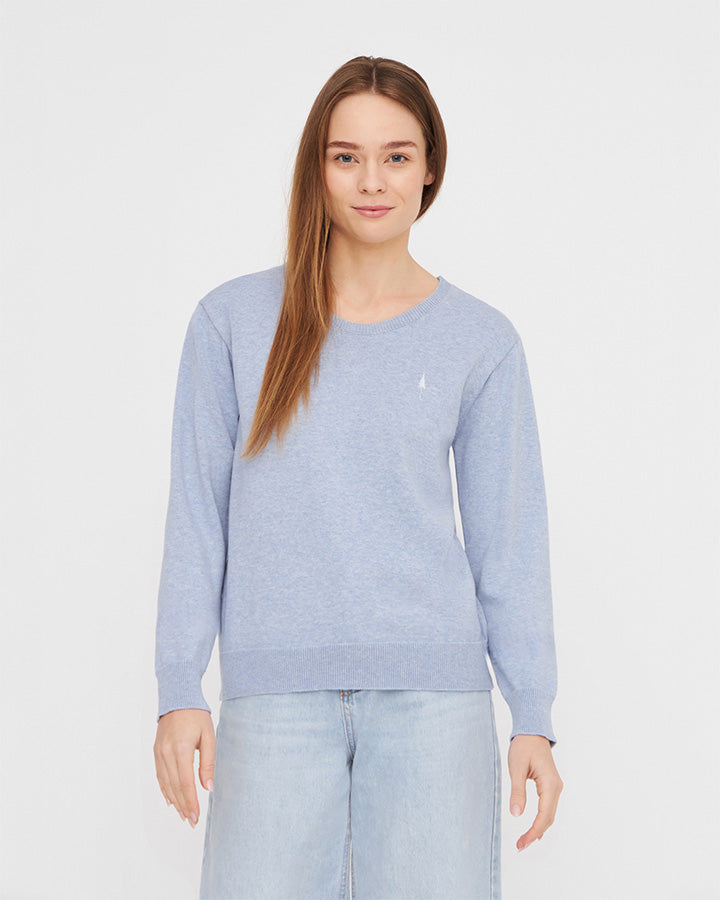 NIKIN TreePullover Knitted Women Pullover Bio Hellblau