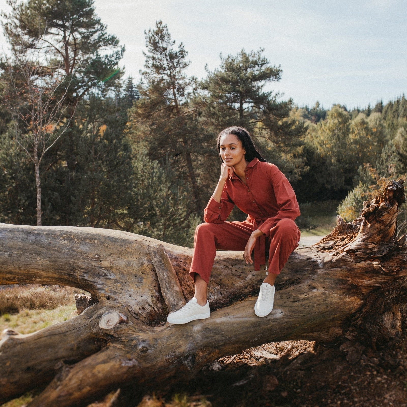 NORDLICHT Linnea Jumpsuit Bio-Baumwolle mit Taschen