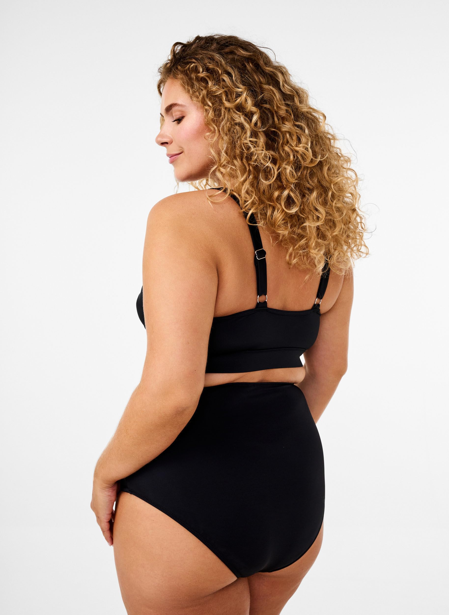 Zizzi Swim Bikini-Oberteil Damen Rüschen chlorbeständig