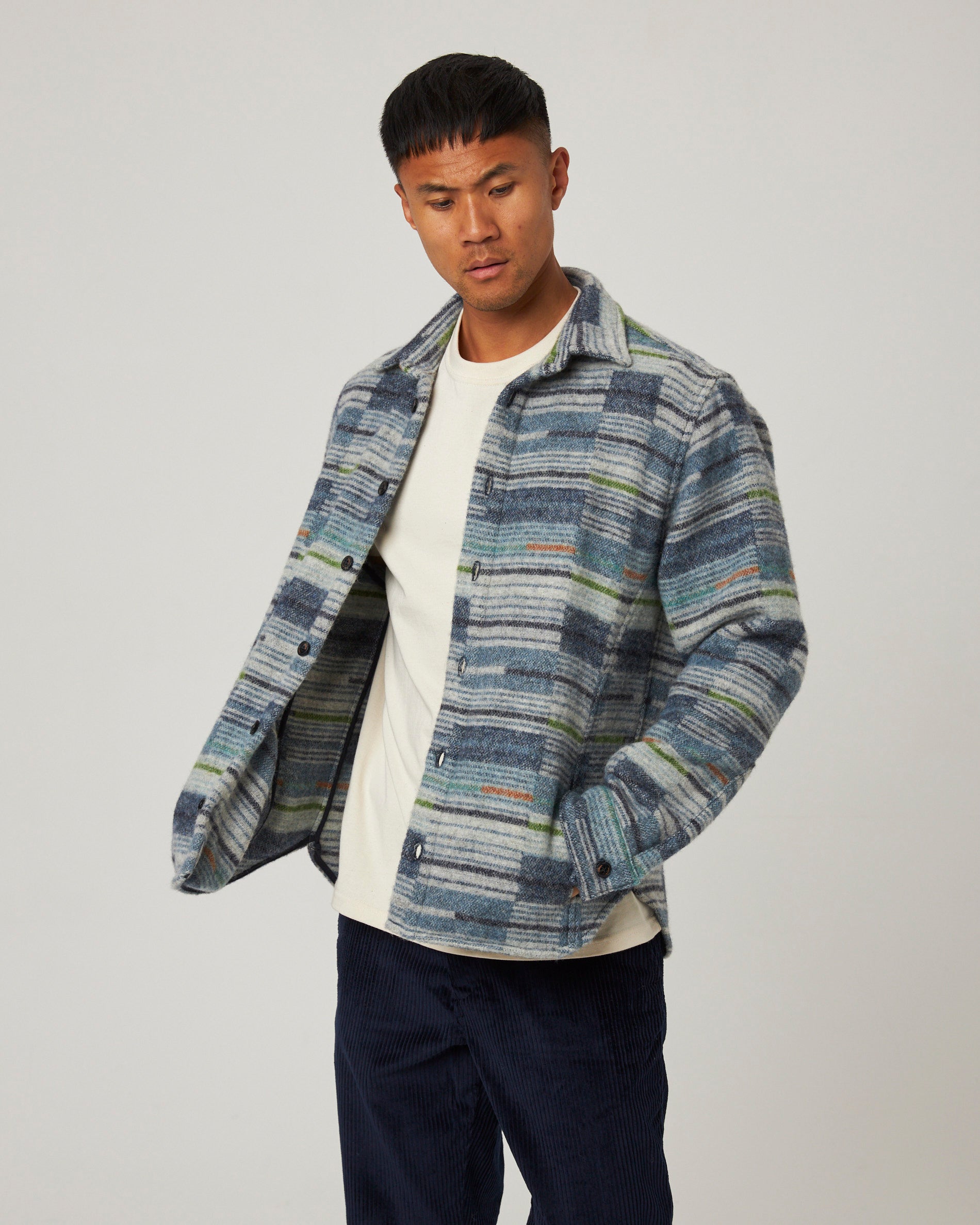 Peregrine Wool Overshirt Hemdjacke Redcliffe Britische Wolle