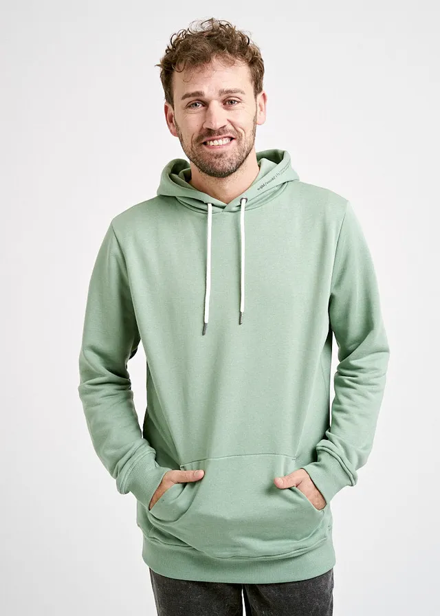 Wijld Lodenfrost Hoodie Herren Grün Holz Kapuze 200 g/m²