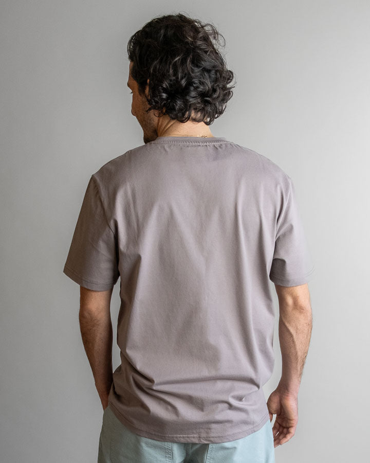 NIKIN TreeShirt Pocket Mono T-Shirt Ash Taupe recycelte Baumwolle
