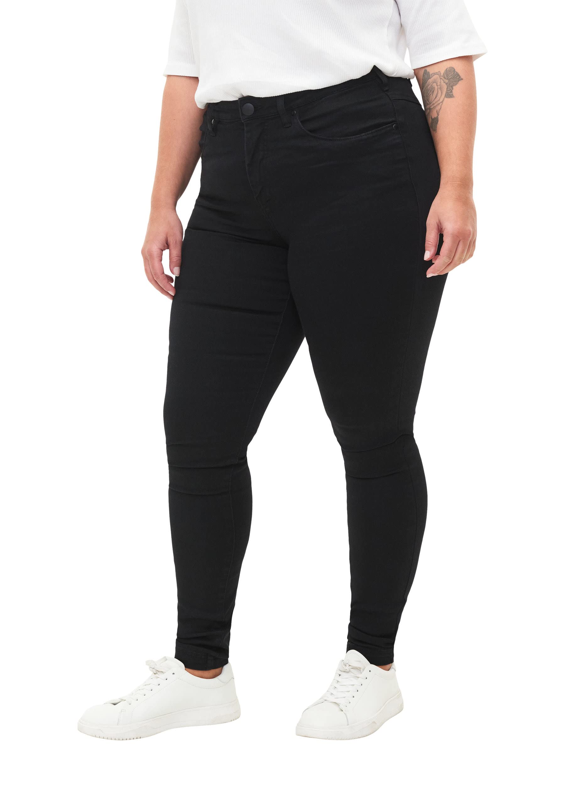 Zizzi Amy Skinny Jeans Damen große Größen 50/78cm High Waist