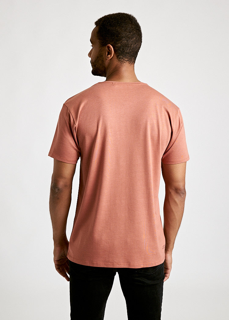 Wijld Alex Caravan Herren T-Shirt aus Holz Copper Red