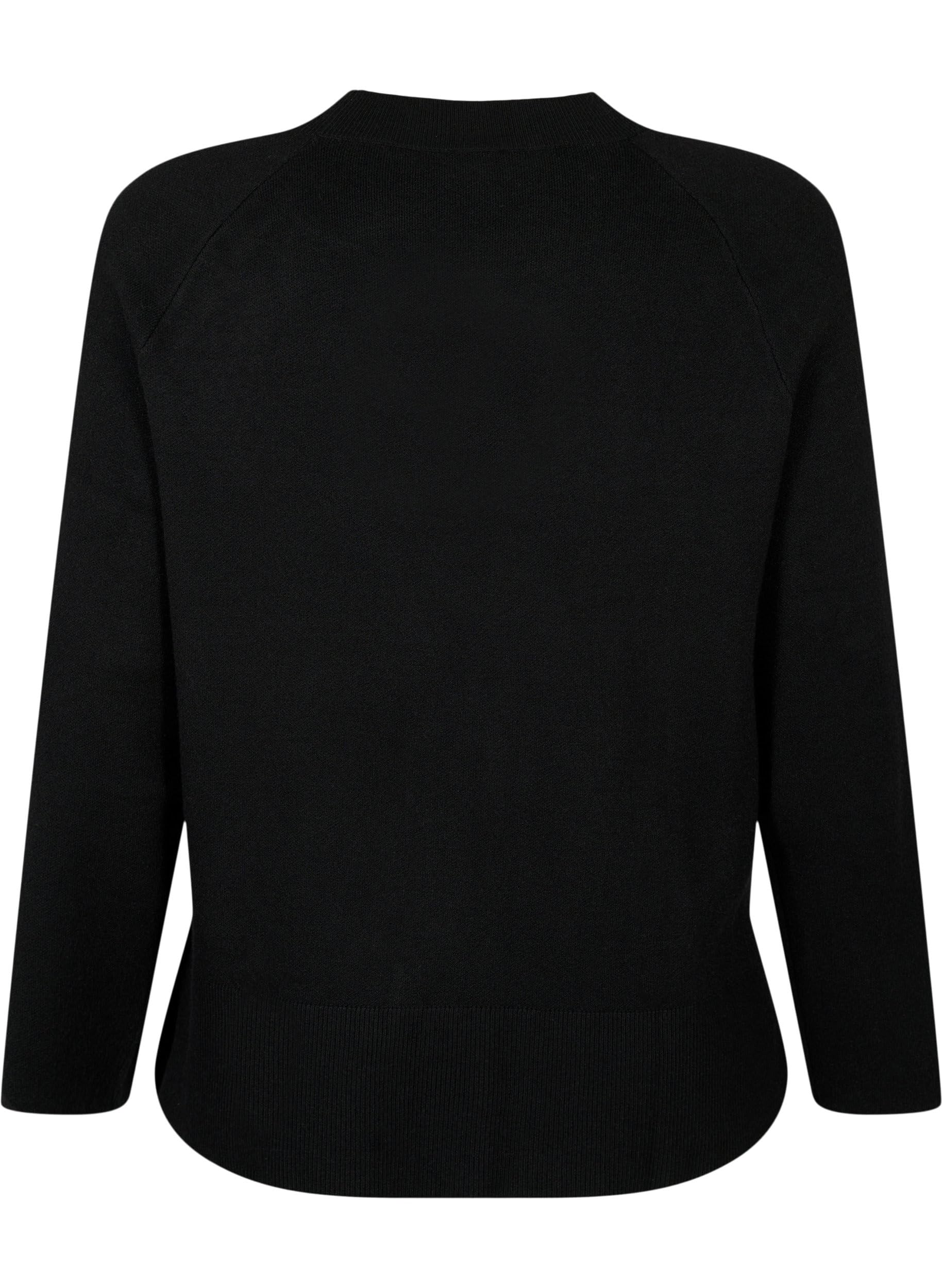 Zizzi Cardigans Pullover Ecovero Viskose Streifen Plus Size