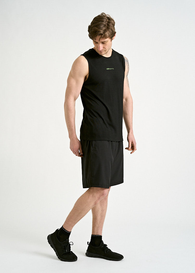 Wijld Arian Sleeveless Sportshirt Herren Schwarz