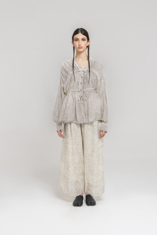 Sanctamuerte Camicie Camicia Maniche Lunghe Hemd Baumwolle