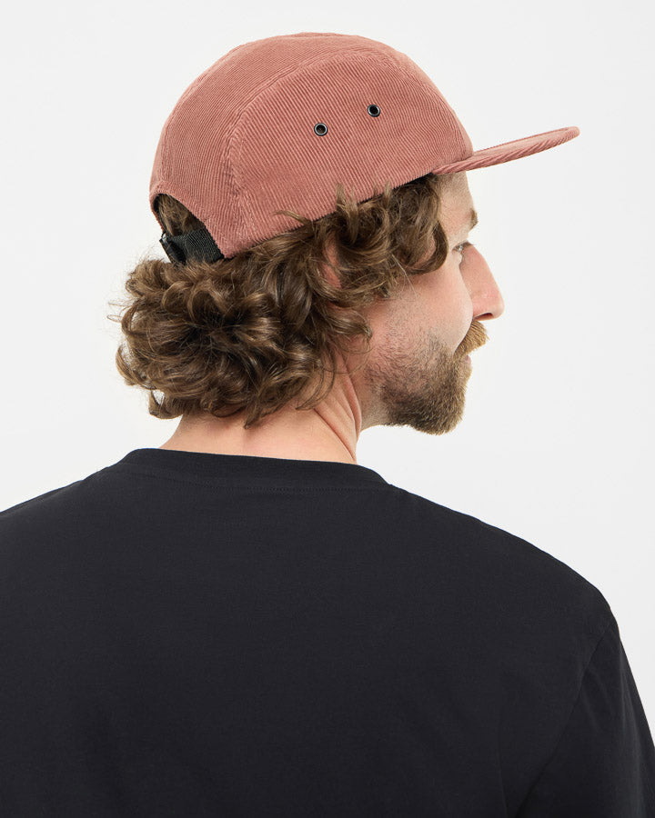 NIKIN TreeCap 5 Panel Cord Cap Chestnut Bio-Baumwolle