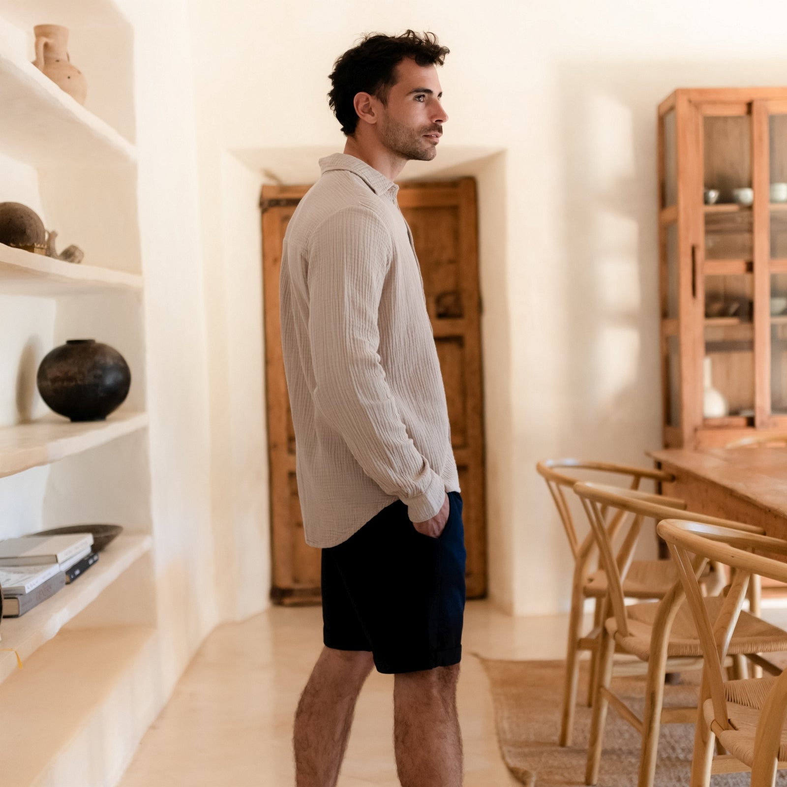 NORDLICHT Mikke Chino Shorts Herren Baumwolle