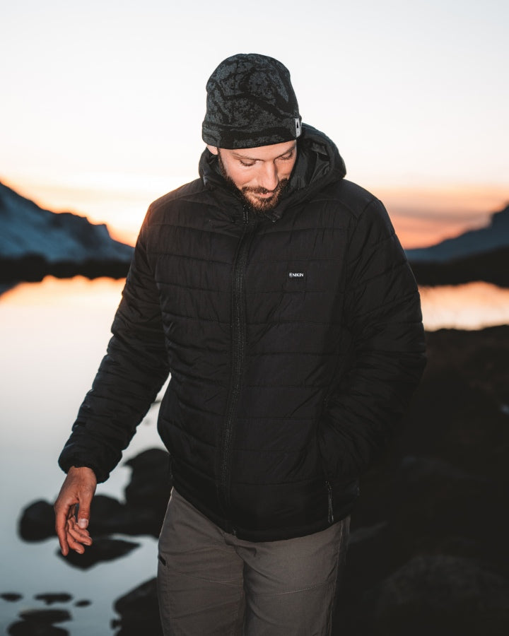 NIKIN TreeJacket Insulated Jacke Schwarz Recycelt Herren