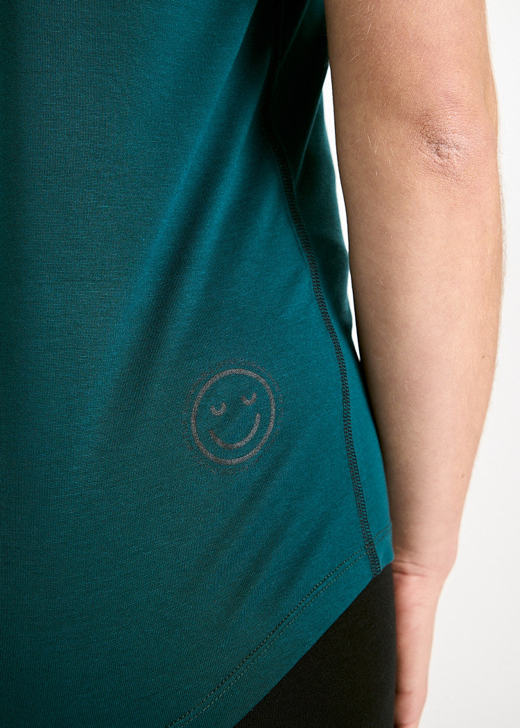 Wijld Fanny Sportshirt Damen Petrol Lyocell