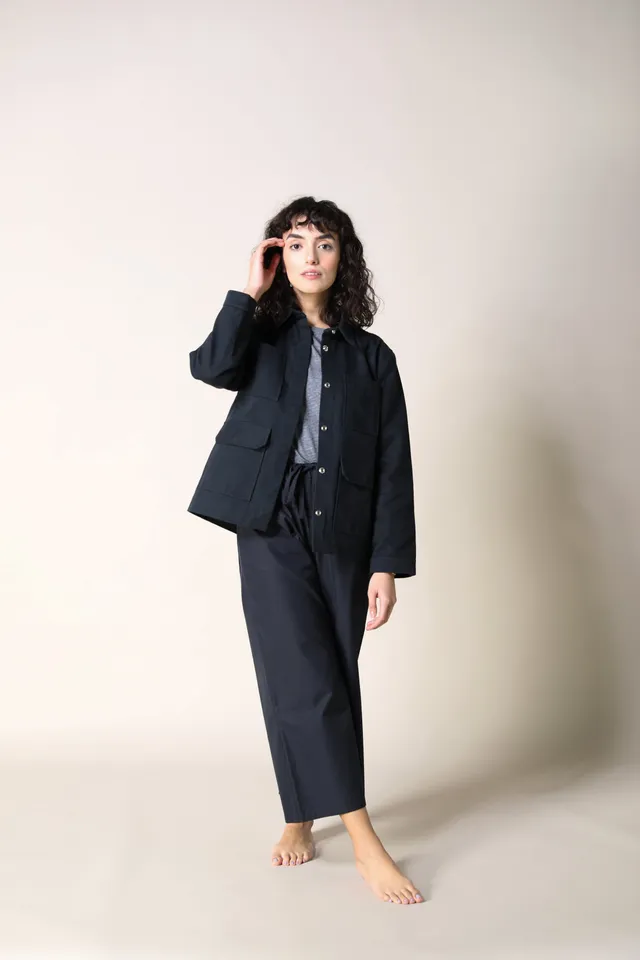 Christiane Strobel ELIN Workwear Jacke Bio-Twill Schwarz