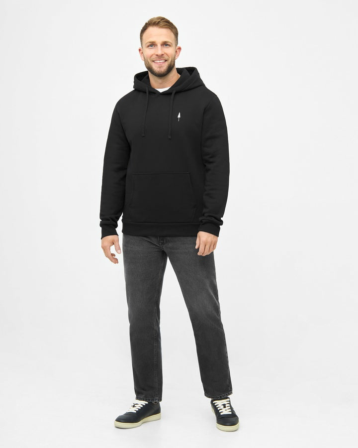 NIKIN TreeHoodie Hoodie Schwarz XS-XXL Bio-Baumwolle