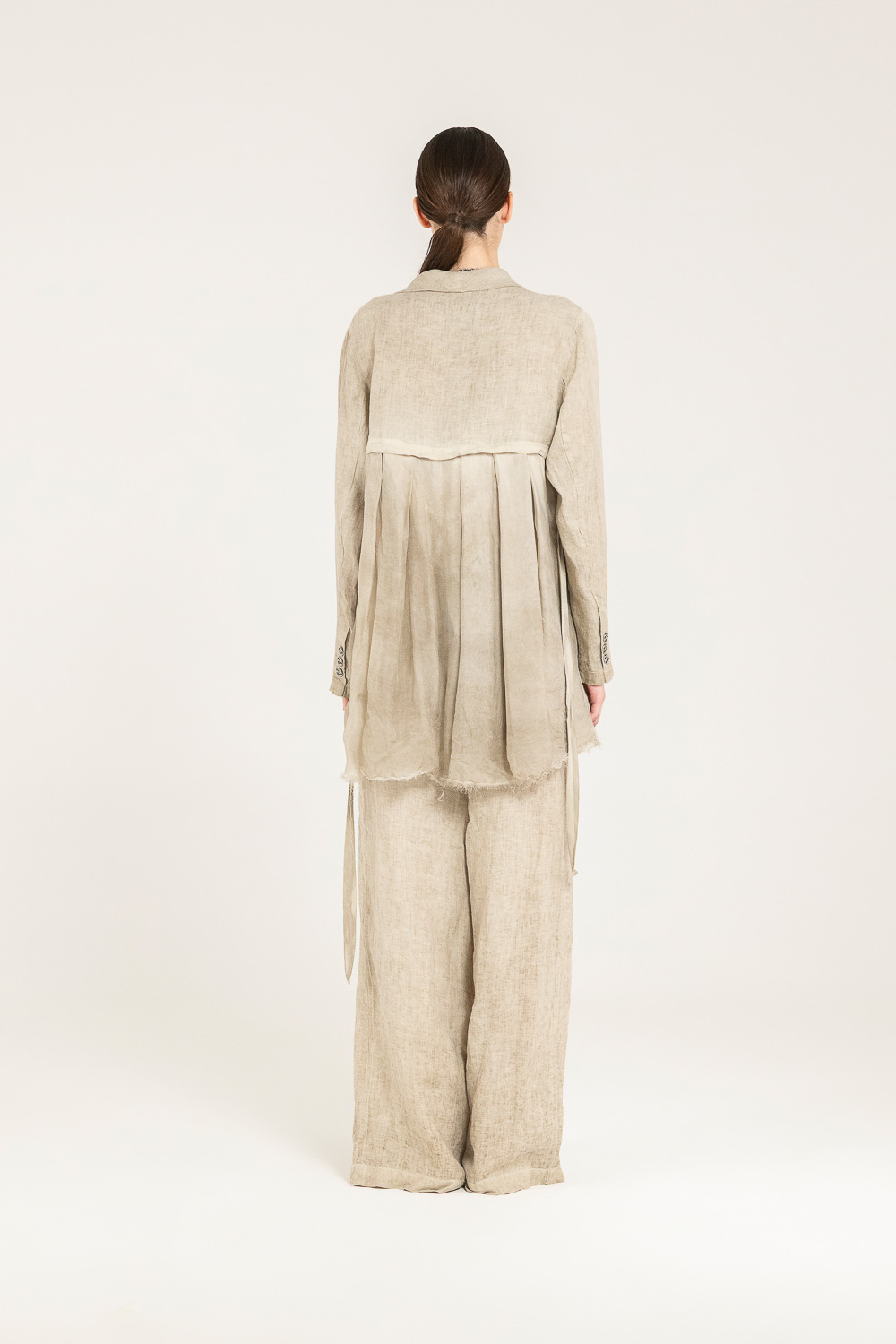Sanctamuerte Capispalla Blazer Loose Blazer Leinen locker