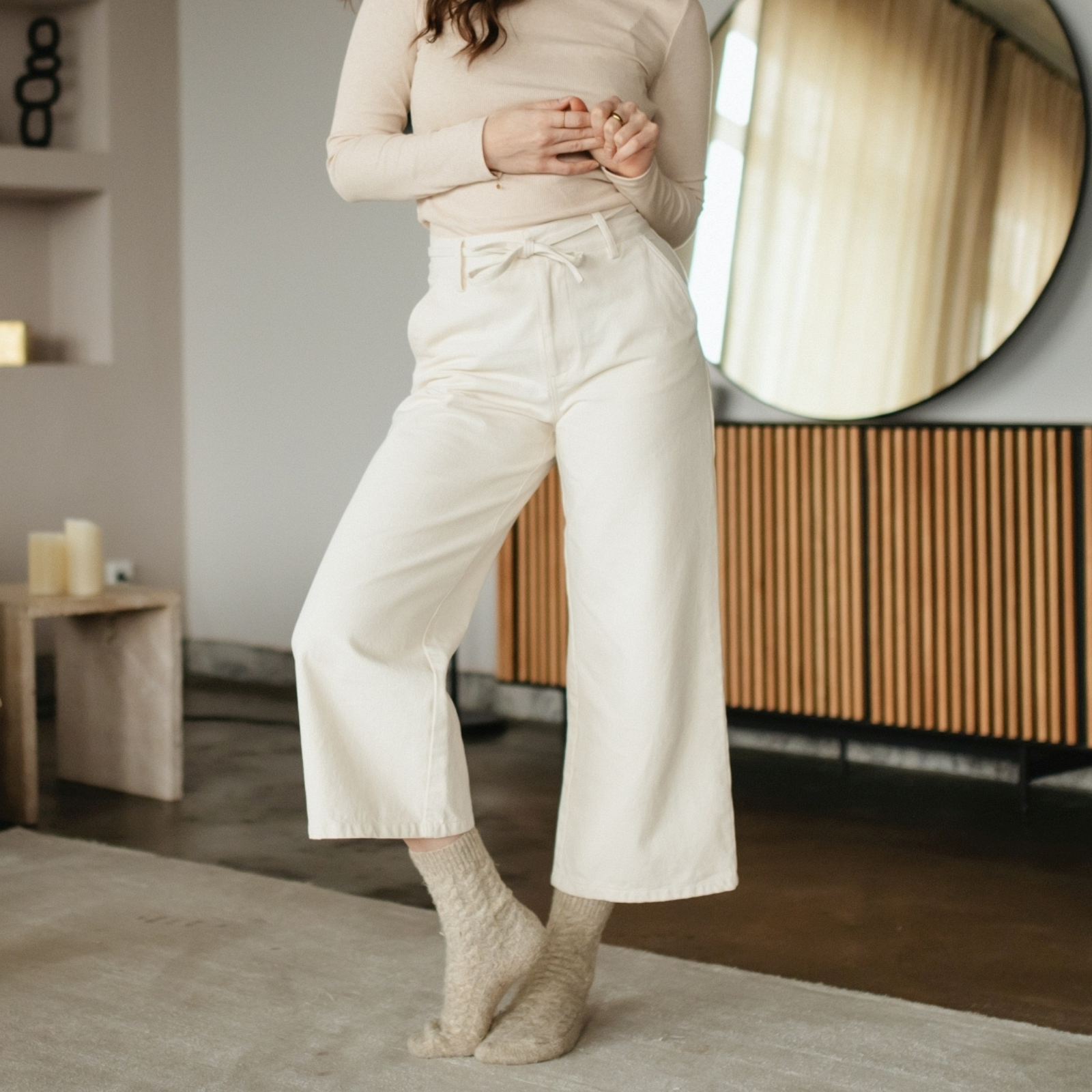 NORDLICHT Lykke Hose Damen Bio-Baumwolle A-Linie