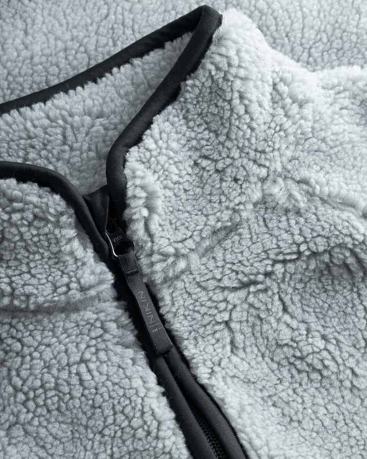 NIKIN TreeFleece Teddy Pullover Damen Grey Mel Fleece