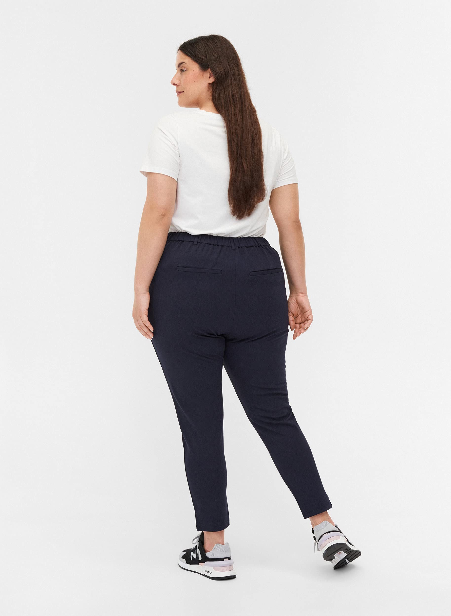 Zizzi Sweats Maddison Viskosehose Jogginghose Blau 42-44