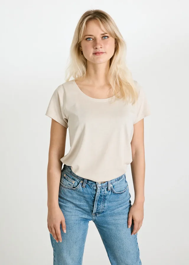 Wijld Lena Pumicestone Damen Woodshirt Holzfaser