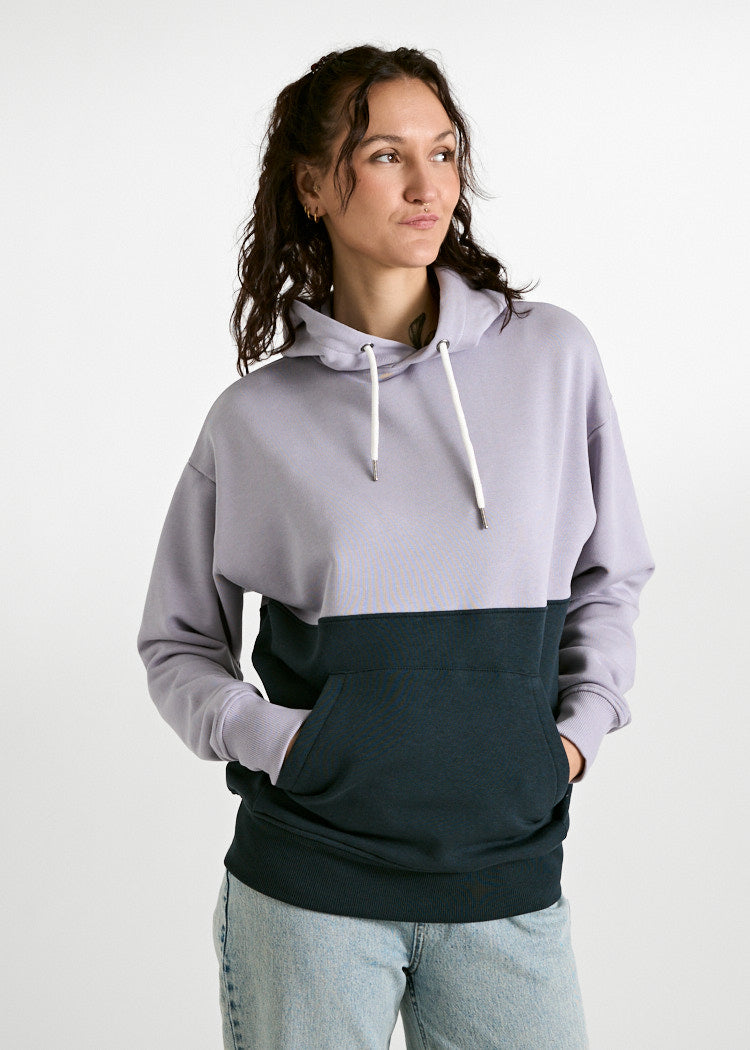 Wijld Ilsa Damen Hoodie Lavenda Carbon Colorblock