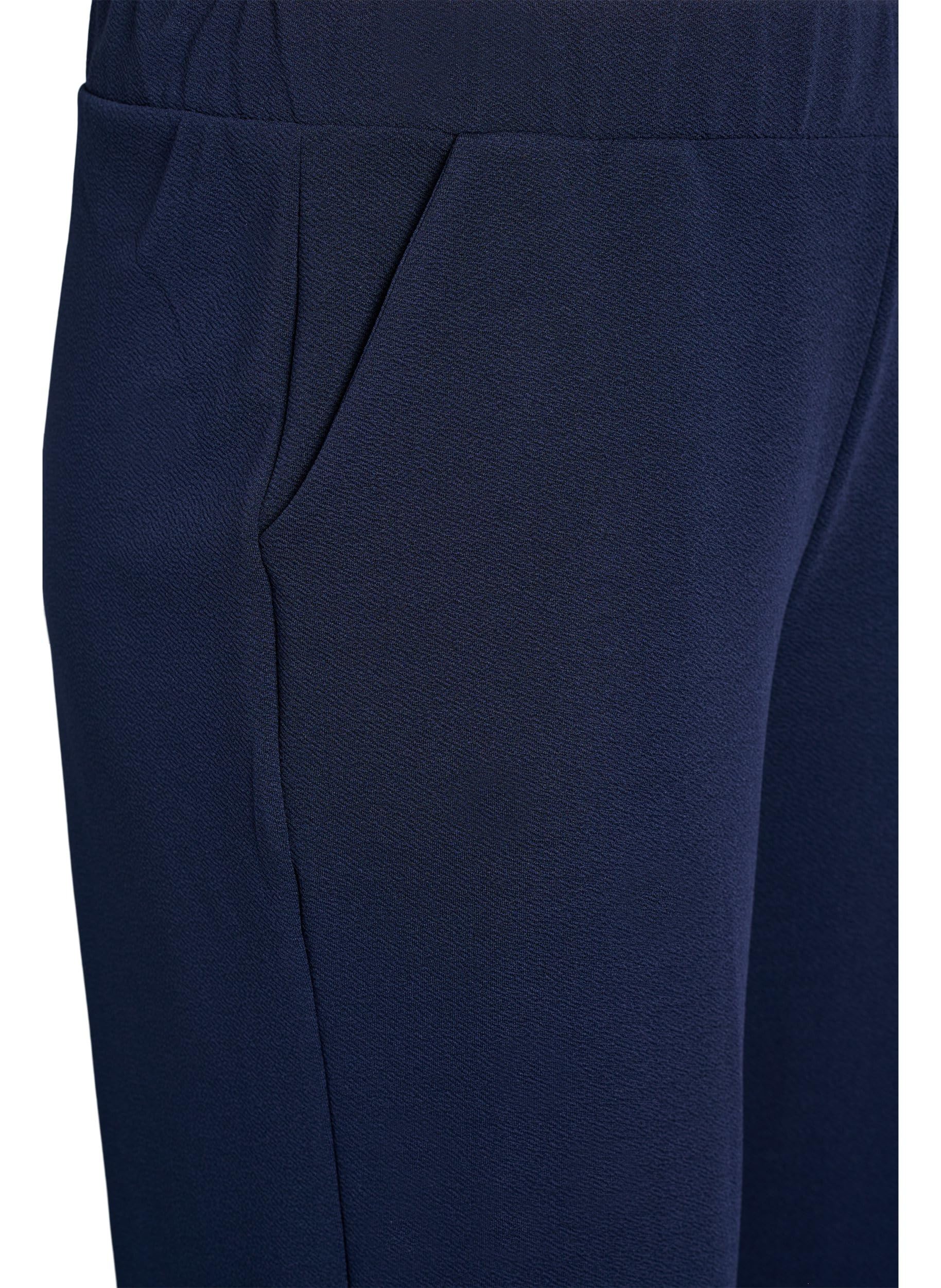 Zizzi Trousers Leggings Hose 7/8 Weit Gummibund 42-60