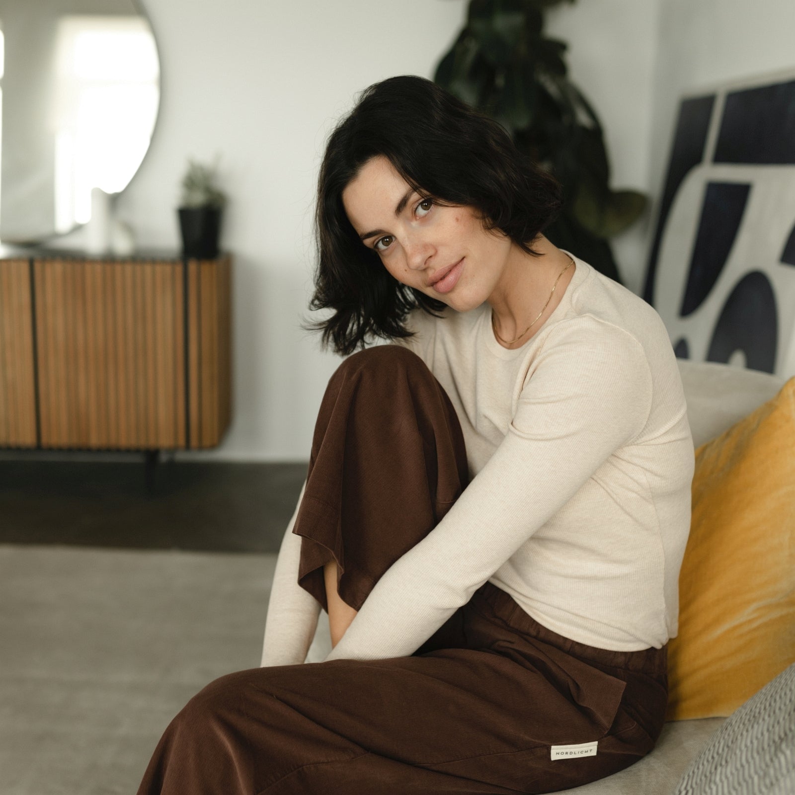 NORDLICHT Hosen Nala Cord Culotte Braun Bio