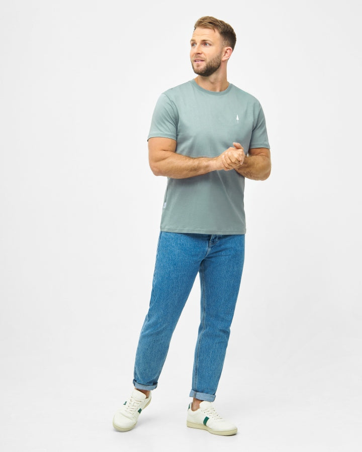 NIKIN TreeShirt T-Shirt Turquoise Bio-Baumwolle