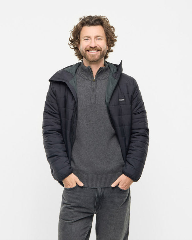 NIKIN TreeJacket Insulated Jacke Schwarz Recycelt Herren