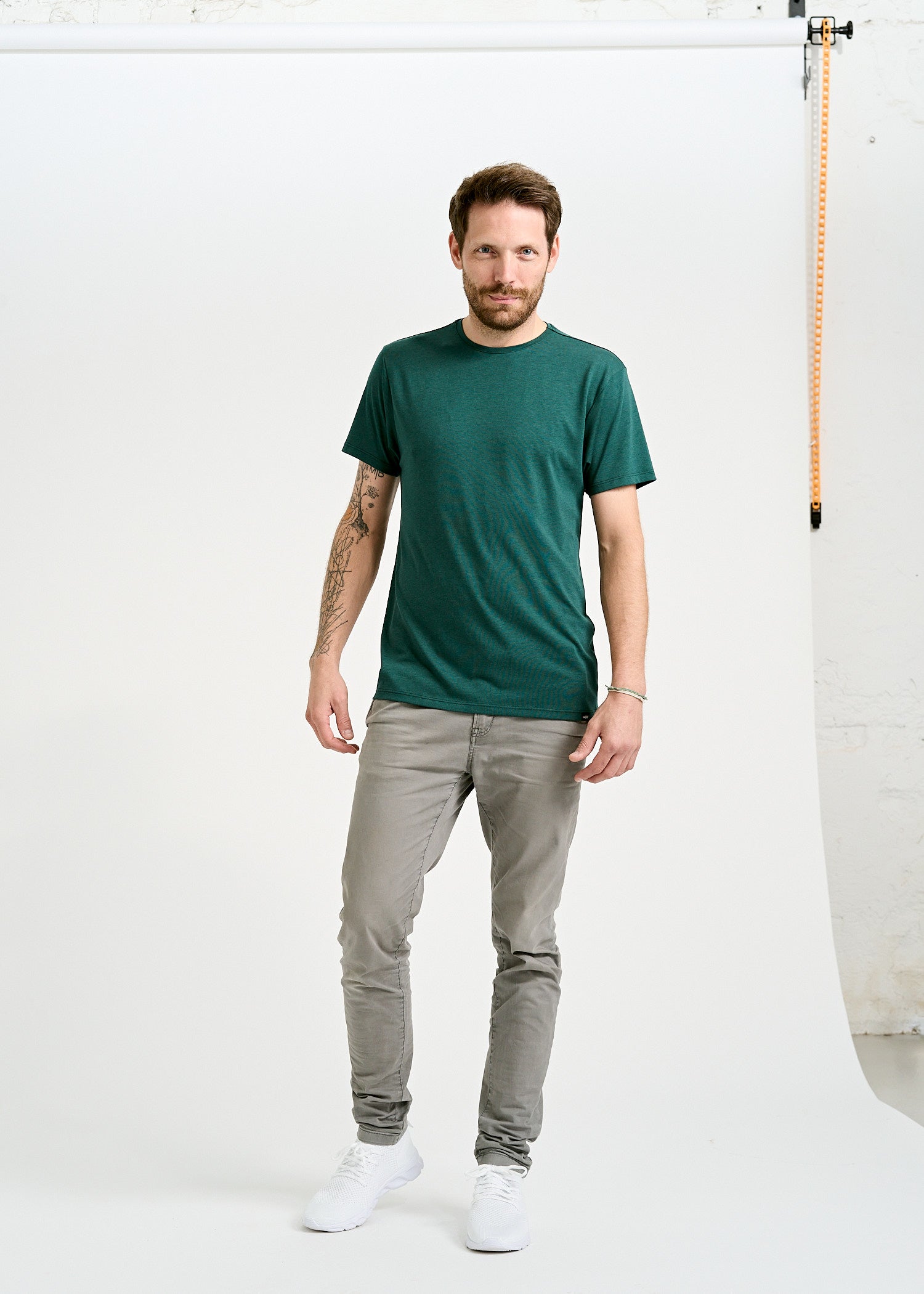 Wijld WoodShirt Alex T-Shirt Herren Sea Moss Regular Lyocell