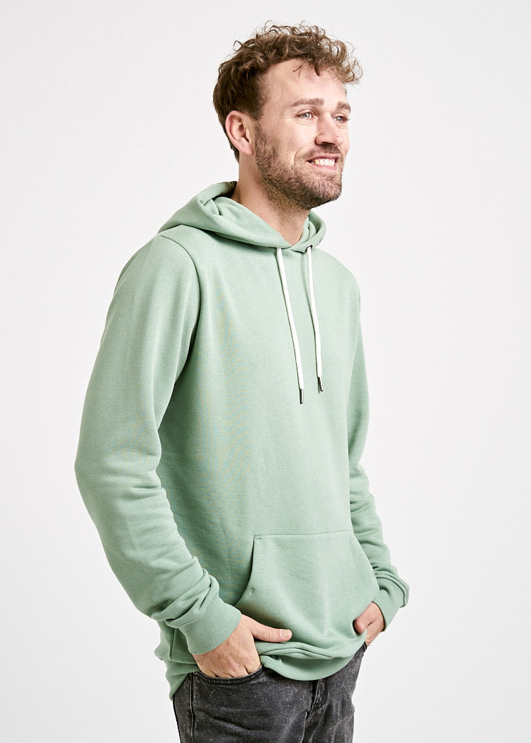 Wijld Lodenfrost Hoodie Herren Grün Holz Kapuze 200 g/m²