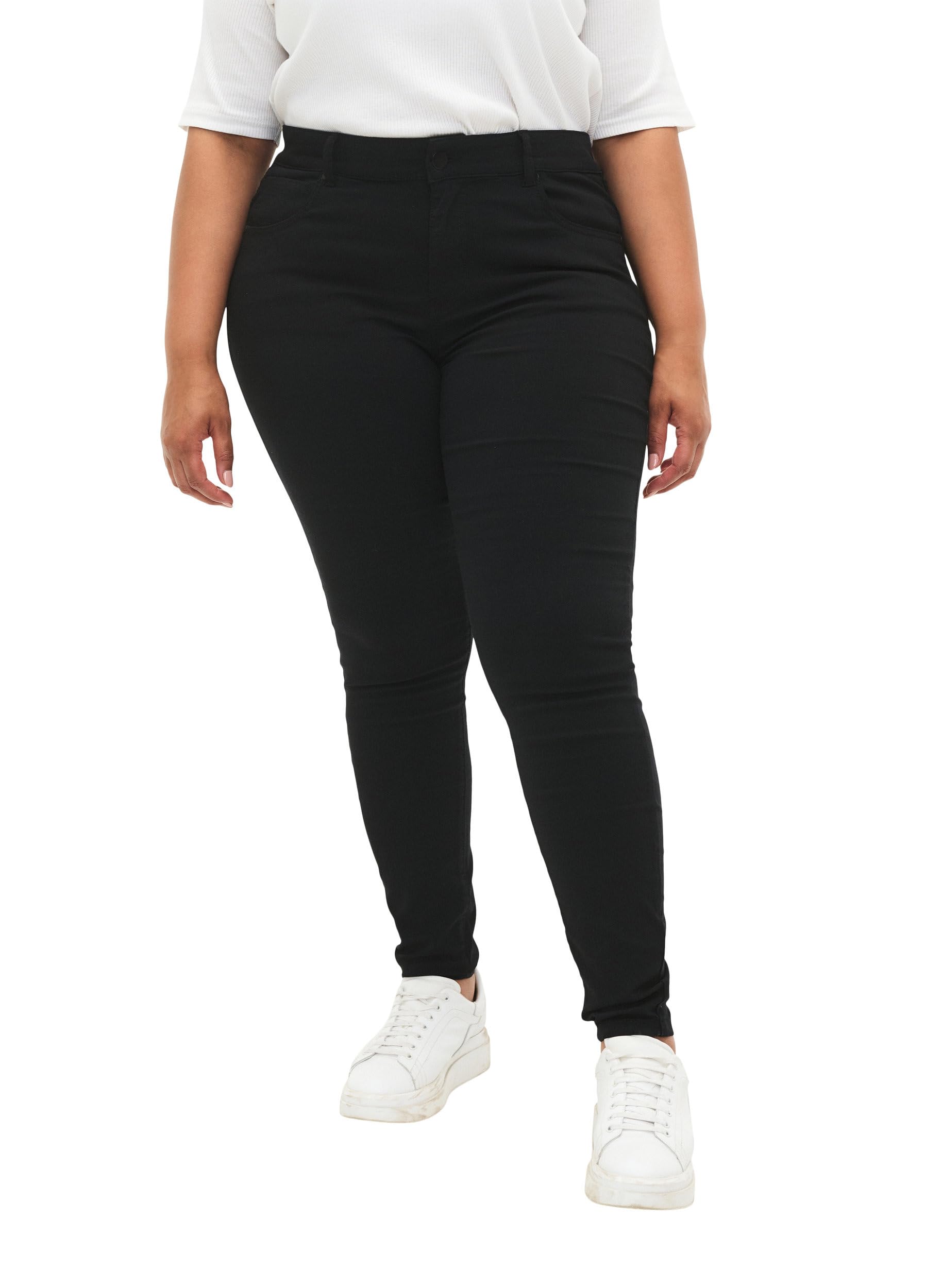 ZIZZI Jeans Stoffhose Slim Fit Größe 50 Viskose Stretch