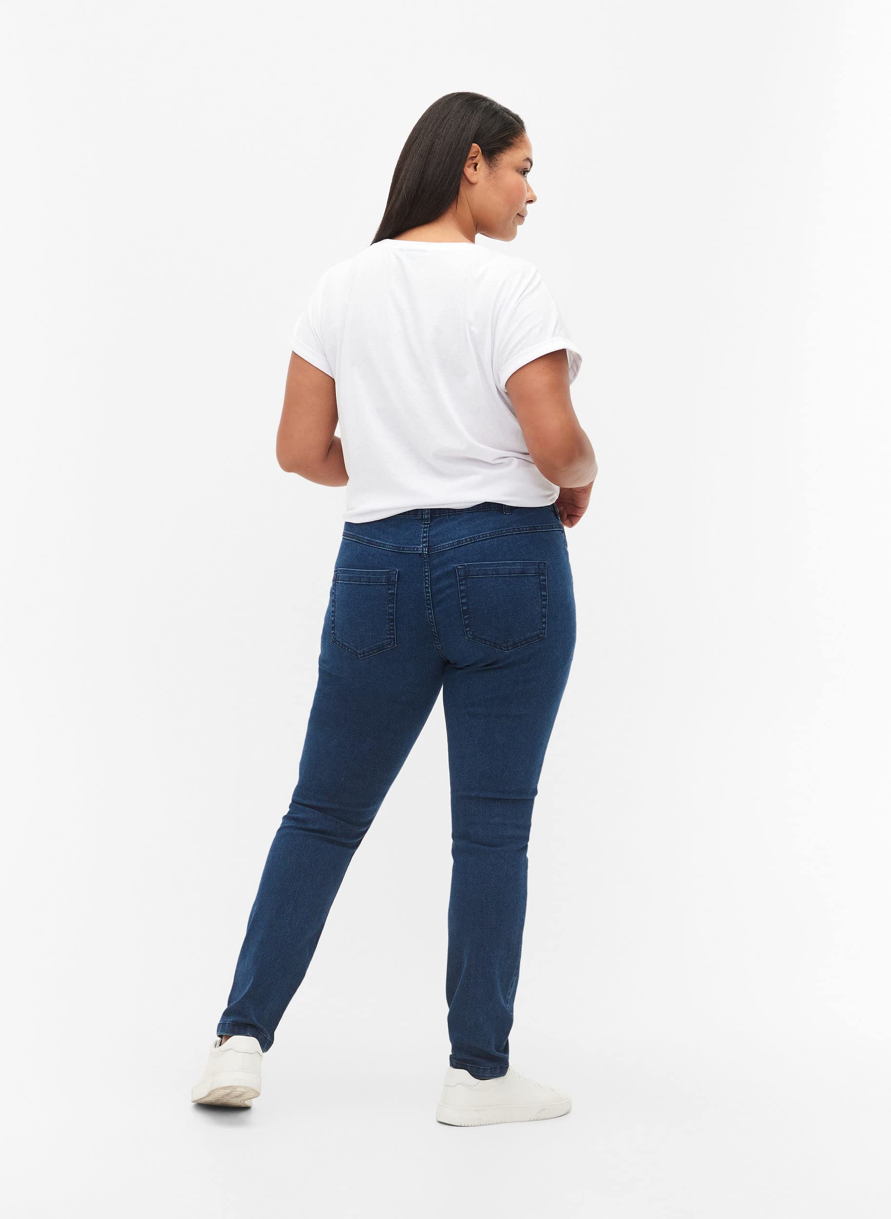 Zizzi Jeans Sanna Extra Slim Fit 42W Dark Blue Denim