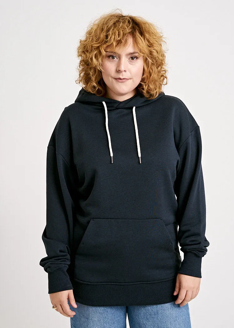 Wijld Hoodie Damen Carbon Grau Bio-Baumwolle