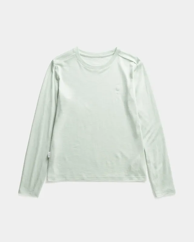 NIKIN TreeShirt Longsleeve Wool Slim Damen Mint Merino