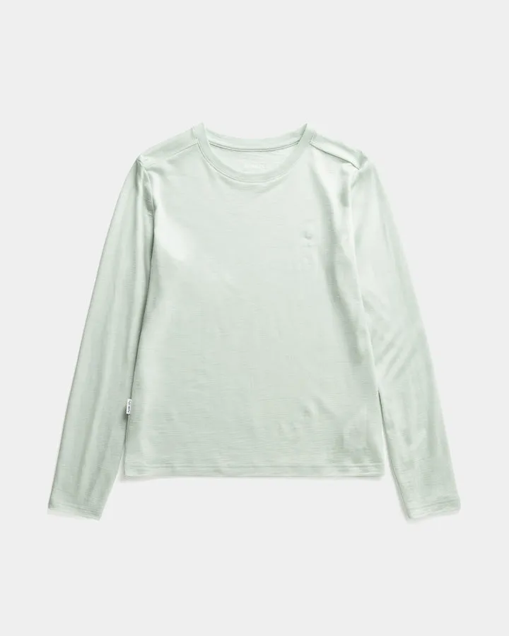 NIKIN TreeShirt Longsleeve Wool Slim Damen Mint Merino